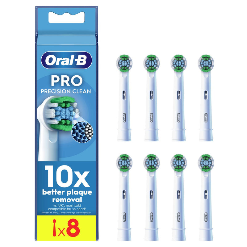 Oral-B Precision Clean toothbrush heads 8 pack UK version