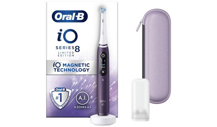 Oral-B iO Series 8 Electric Toothbrush - Violet GOODS Argos