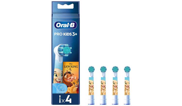 Oral-B The Lion King Kids Electric Toothbrush Heads - 4 Pack GOODS Argos