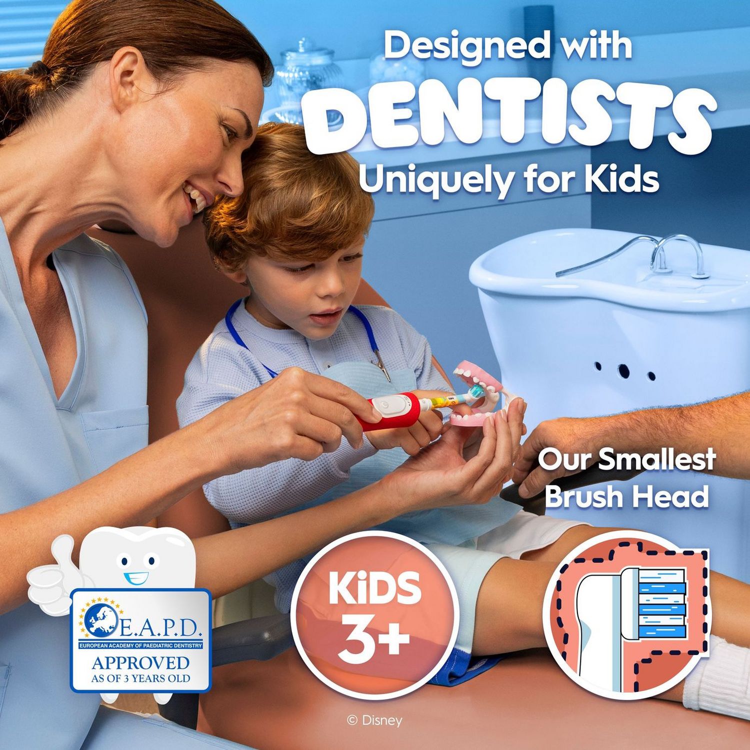 Oral-B kids toothbrush heads Lion King 4 pack, UK version