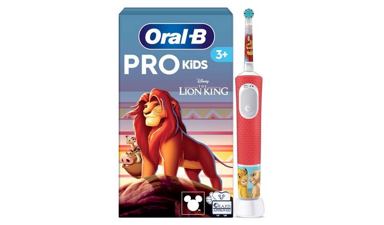 Oral-B Lion King kids electric toothbrush in red - British product