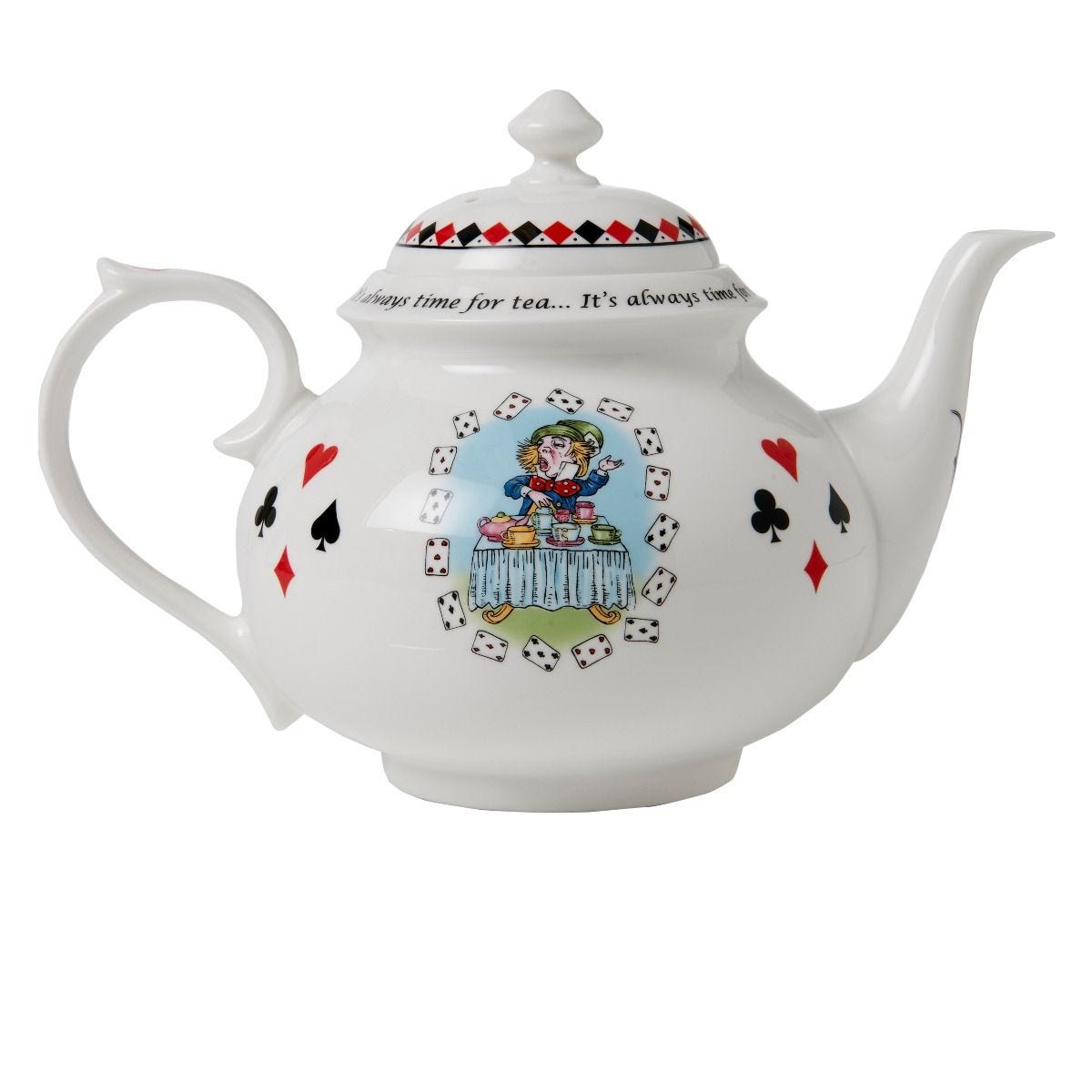Halcyon Days Alice in Wonderland teapot 19.5cm, UK version