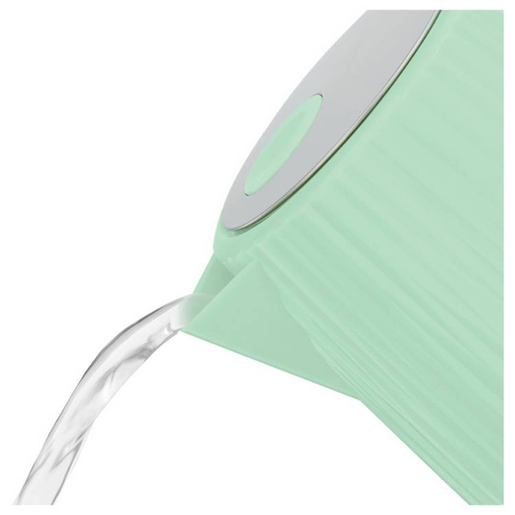 Russell Hobbs Eden kettle and toaster set pistachio green, UK version