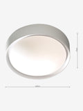 Dar Lighting weiße Beta Badezimmer Deckenleuchte - Britisches Produkt