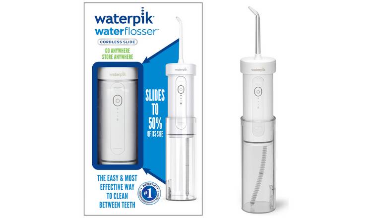 Waterpik Cordless Collapsible Reservoir Water Flosser- White