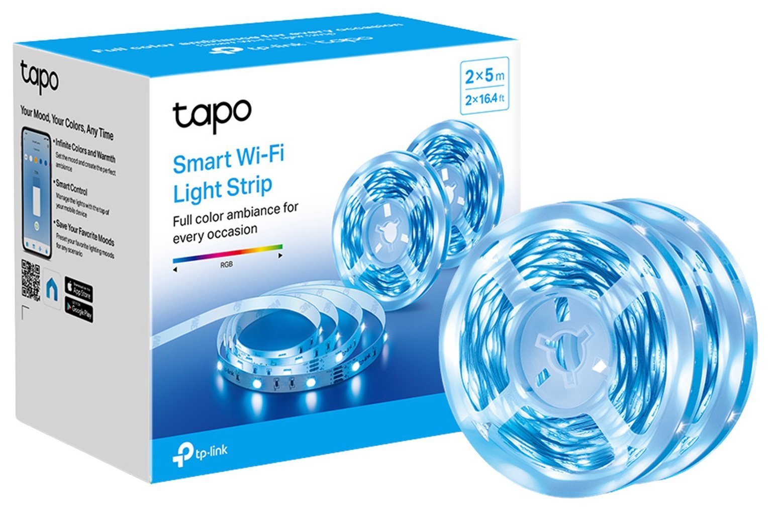 Tapo smart LED light strip multicolour 10m (British brand)