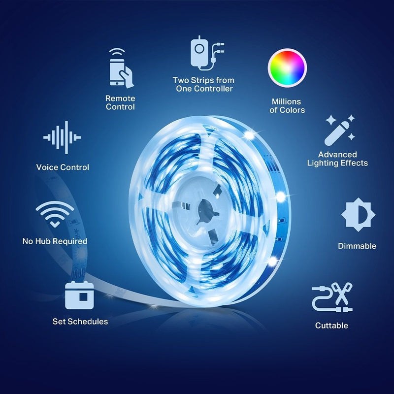 Tapo smart LED light strip multicolour 10m (British brand)