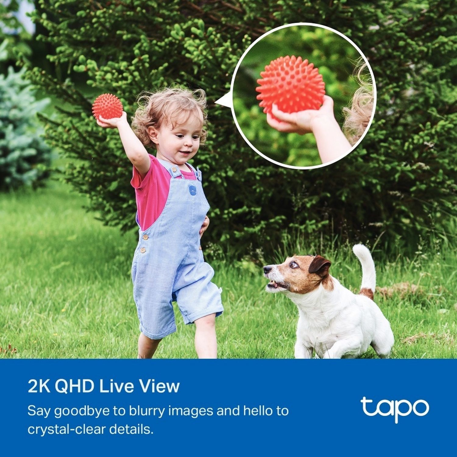 Tapo C425 2K smart battery Wi-Fi outdoor security camera (British brand)