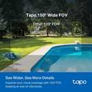 Tapo C425 2K smart battery Wi-Fi outdoor security camera (British brand)