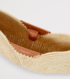 LOEWE medium raffia swing shoulder bag, UK version
