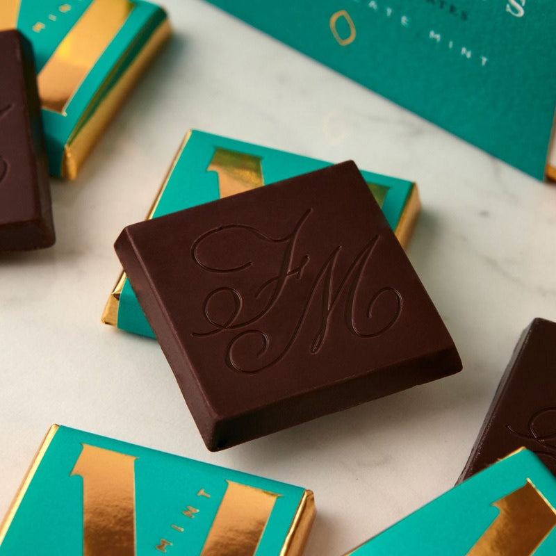 Fortnum's mint Napolitains dark chocolate squares 182g, UK version