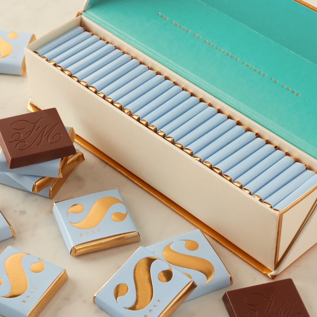 Fortnum's sea salt Napolitains 182g, imported from the UK