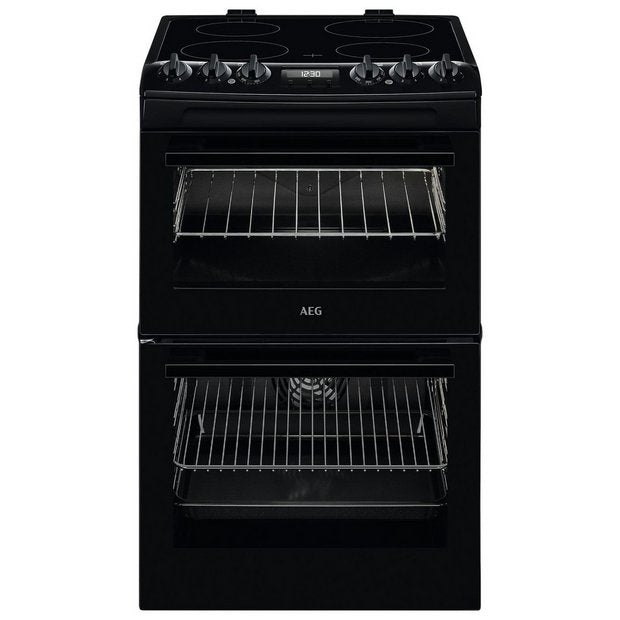 AEG electric cooker black 55cm - British product