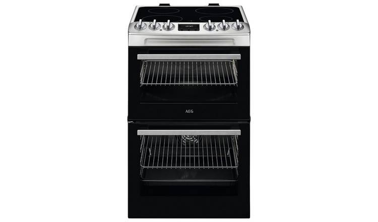 AEG double electric cooker stainless steel 55cm - British product