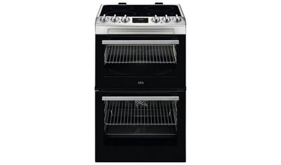 Argos AEG CCX1530ACM 55cm Double Electric Cooker in Stainless Steel- Buy online at McGrocer