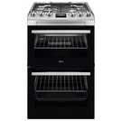 AEG Doppelbackofen Gasherd Edelstahl 55cm - Britisches Produkt