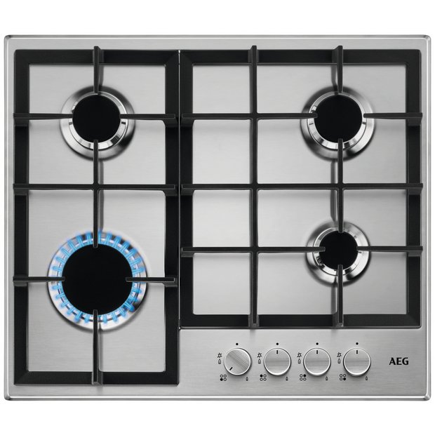 AEG stainless steel gas hob - British product