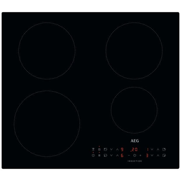 AEG black induction hob 59cm x 60cm - British product