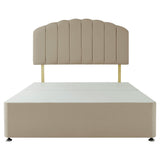 Silentnight Small Double divan bed base in sandstone (British brand)