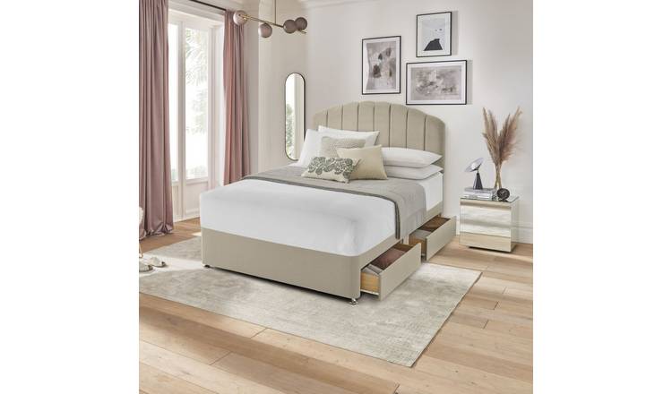 Silentnight divan bed base Sandstone small double (British brand)