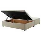 Silentnight Small Double Half Ottoman Bed Base Sandstone (British brand)
