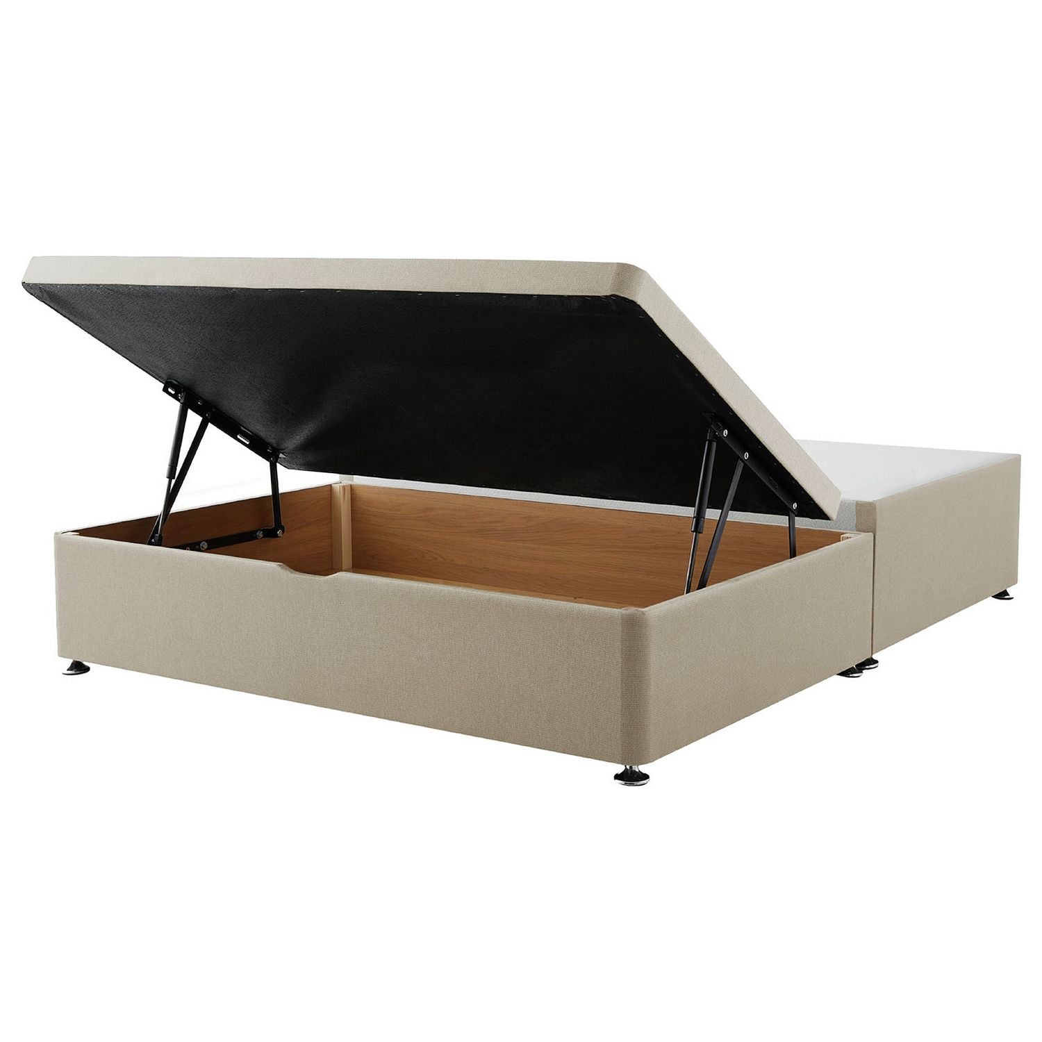 Silentnight Small Double Half Ottoman Bed Base Sandstone (British brand)
