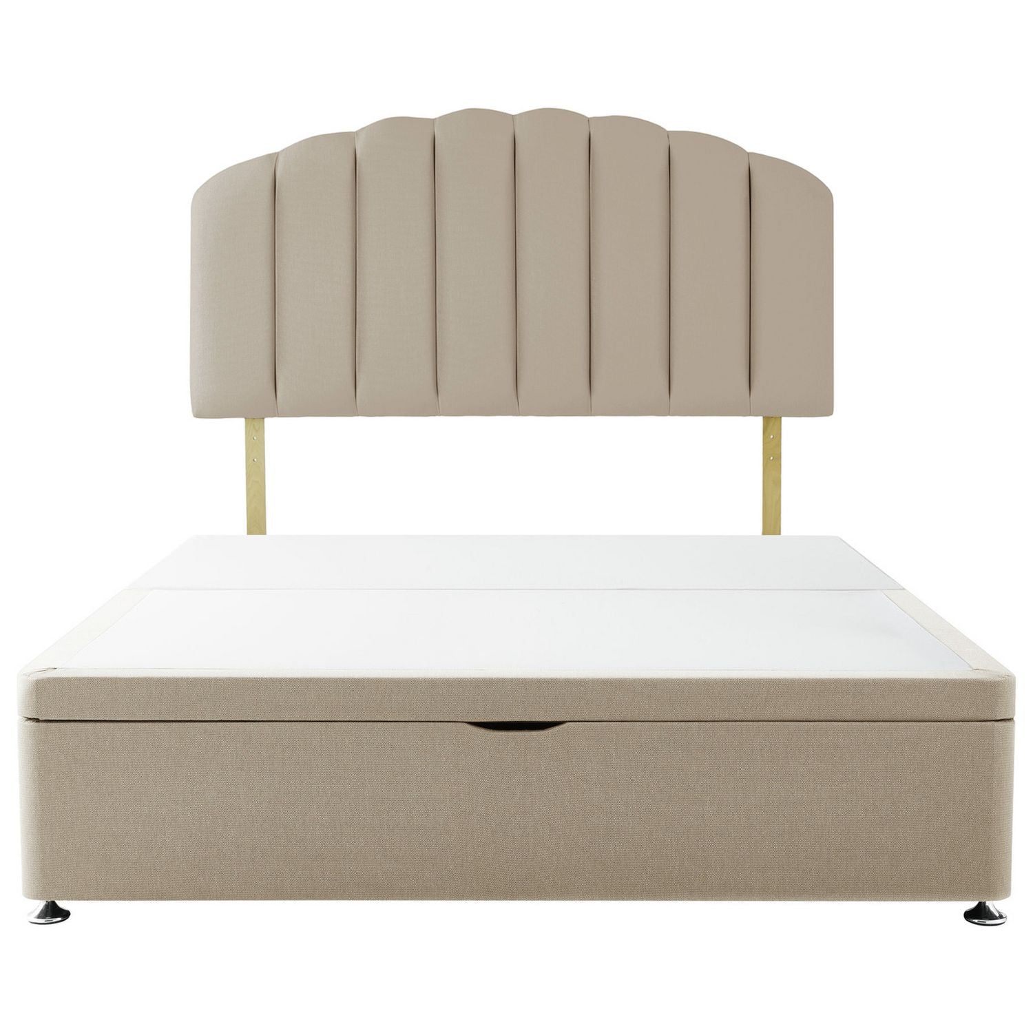 Silentnight Small Double Half Ottoman Bed Base Sandstone (British brand)