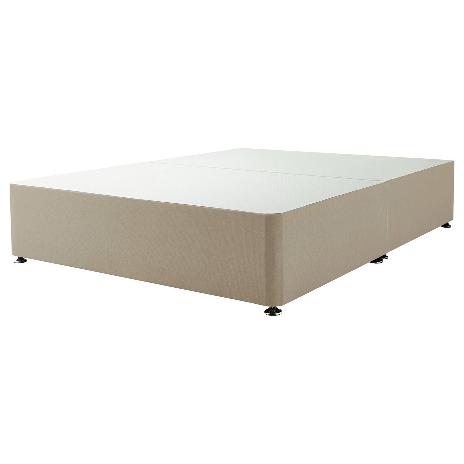 Silentnight Double Divan Bed Base Sandstone (British brand)