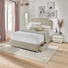 Silentnight Double Divan Bed Base Sandstone (British brand)