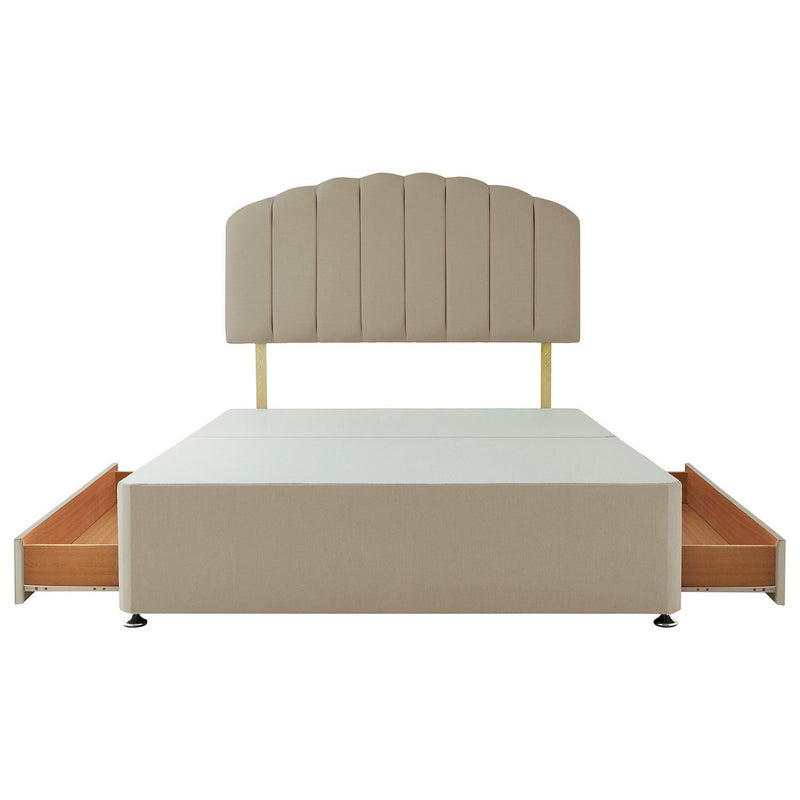 Silentnight Double Divan Bed Base Sandstone (British brand)