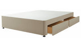 Silentnight Double Divan Bed Base Sandstone (British brand)