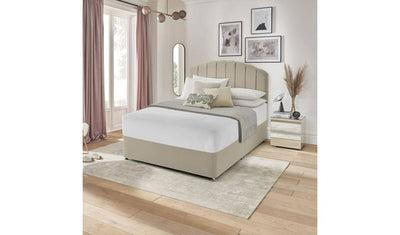 Silentnight Kingsize Divan Bed Base Sandstone
