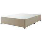 Silentnight Kingsize Divan Bed Base Sandstone (British brand)