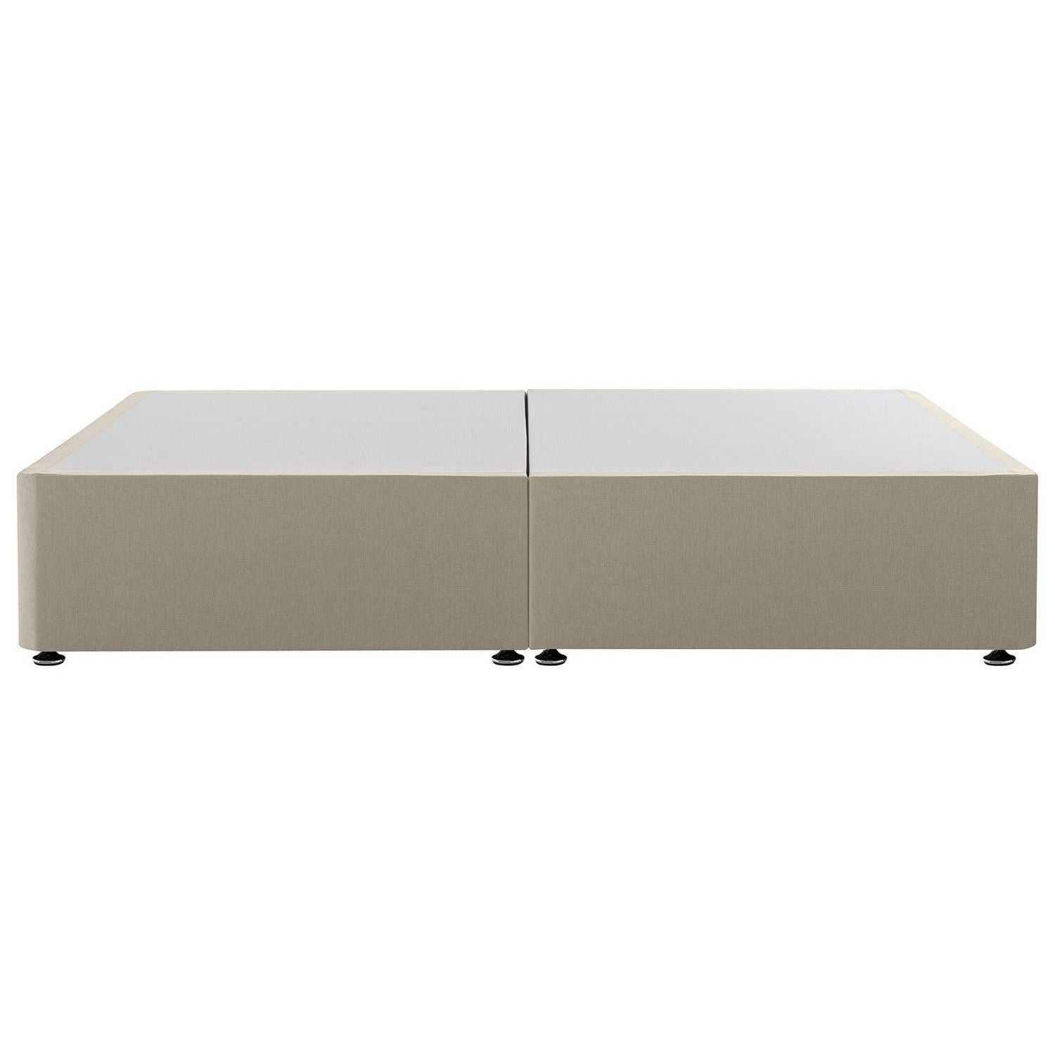 Silentnight Kingsize Divan Bed Base Sandstone (British brand)