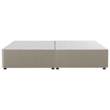 Silentnight Kingsize Divan Bed Base Sandstone (British brand)