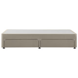 Silentnight Kingsize 4 Drawer Divan Bed Base Sandstone (British brand)