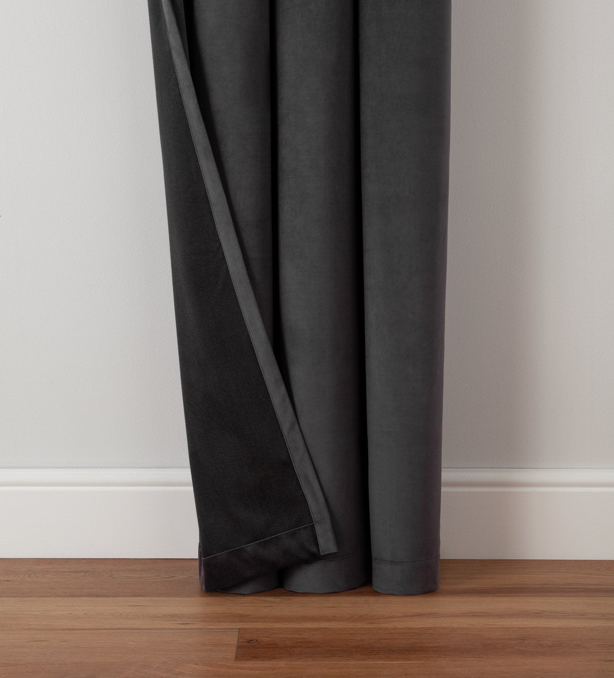 Habitat Grey Eyelet Curtains 117x183cm, UK version