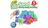 Crayola Silly Scents Moulding Sand 5 x 5oz Tubs - British product