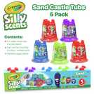 Crayola Silly Scents Moulding Sand 5 x 5oz Tubs - British product
