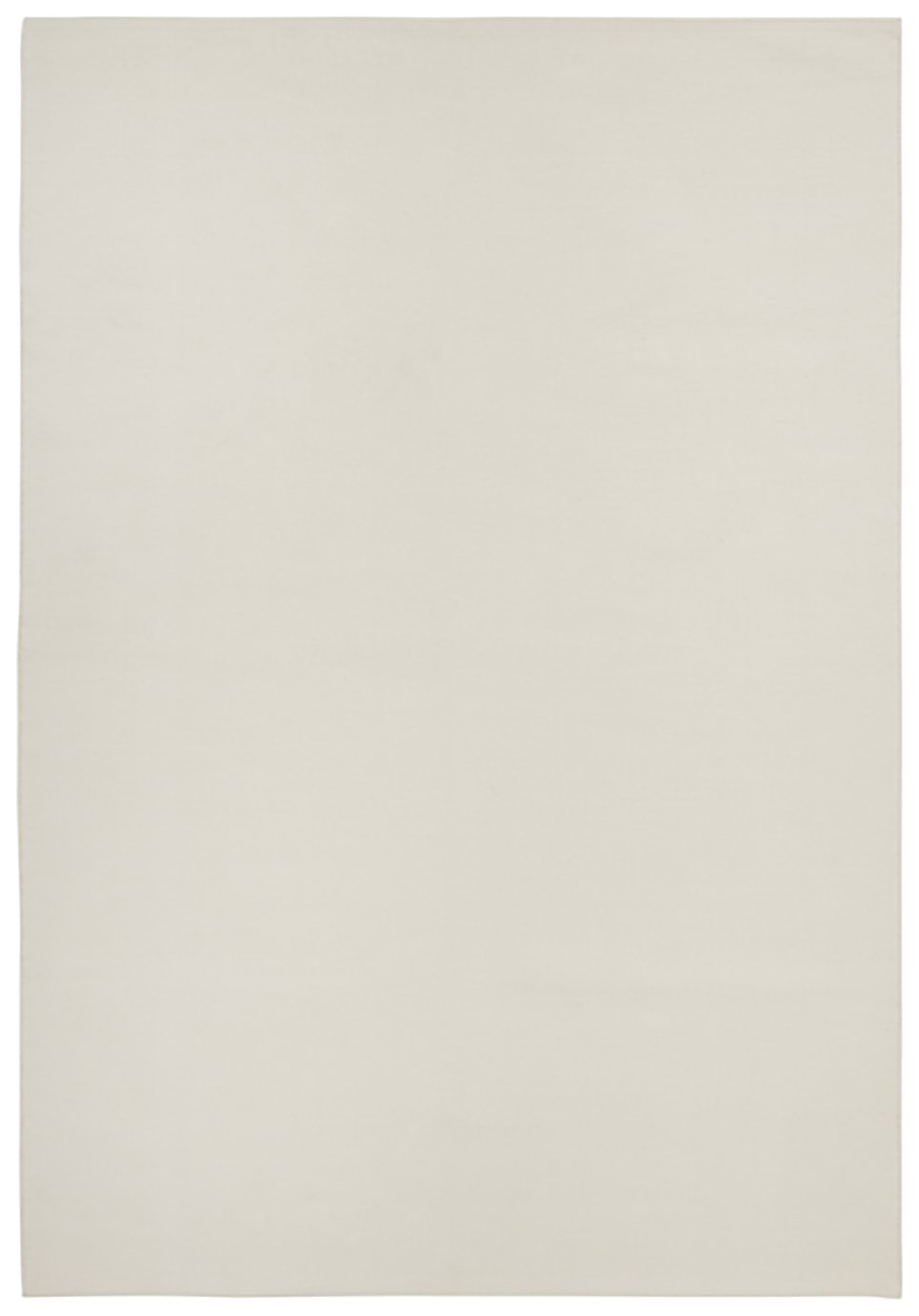 Argos Home Cream Cotton Flatweave Rug 120x170cm - British product