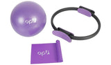 Opti Pilates Set purple resistance ring mini ball loop, imported from the UK