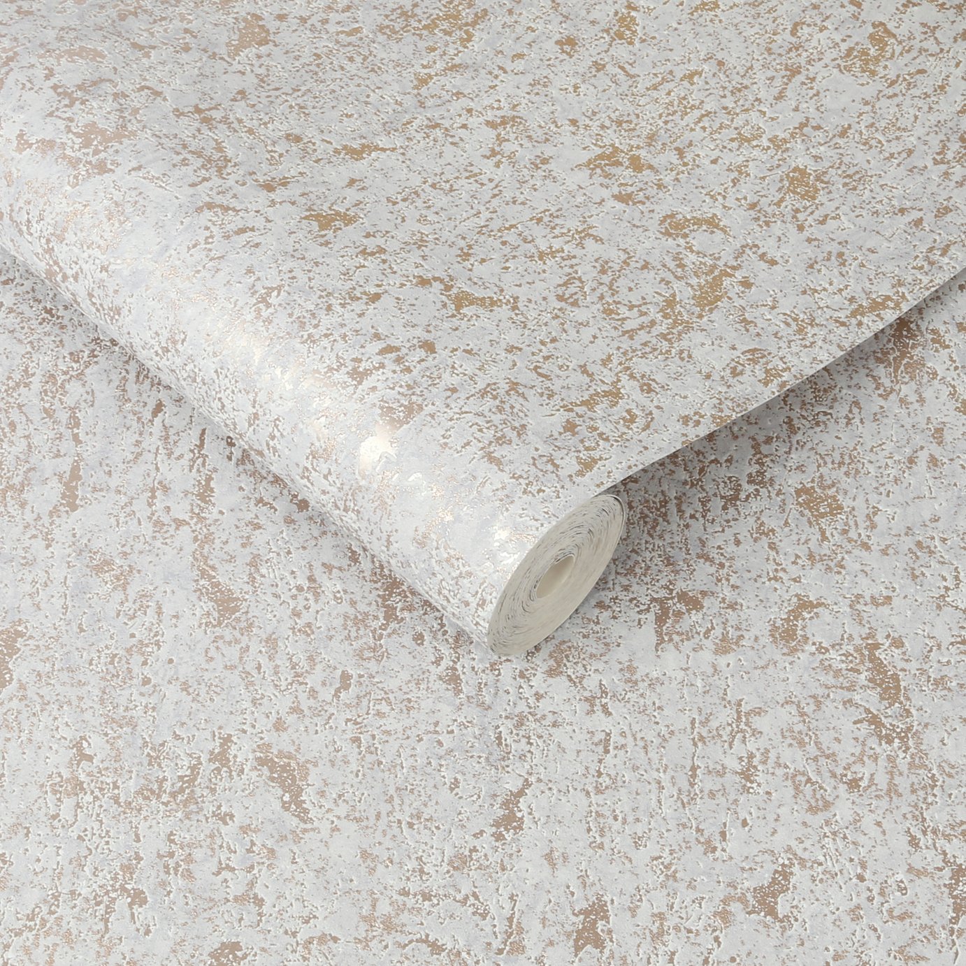 Superfresco Milan Rose Gold Textured Wallpaper 52cm x 10m roll (British brand)
