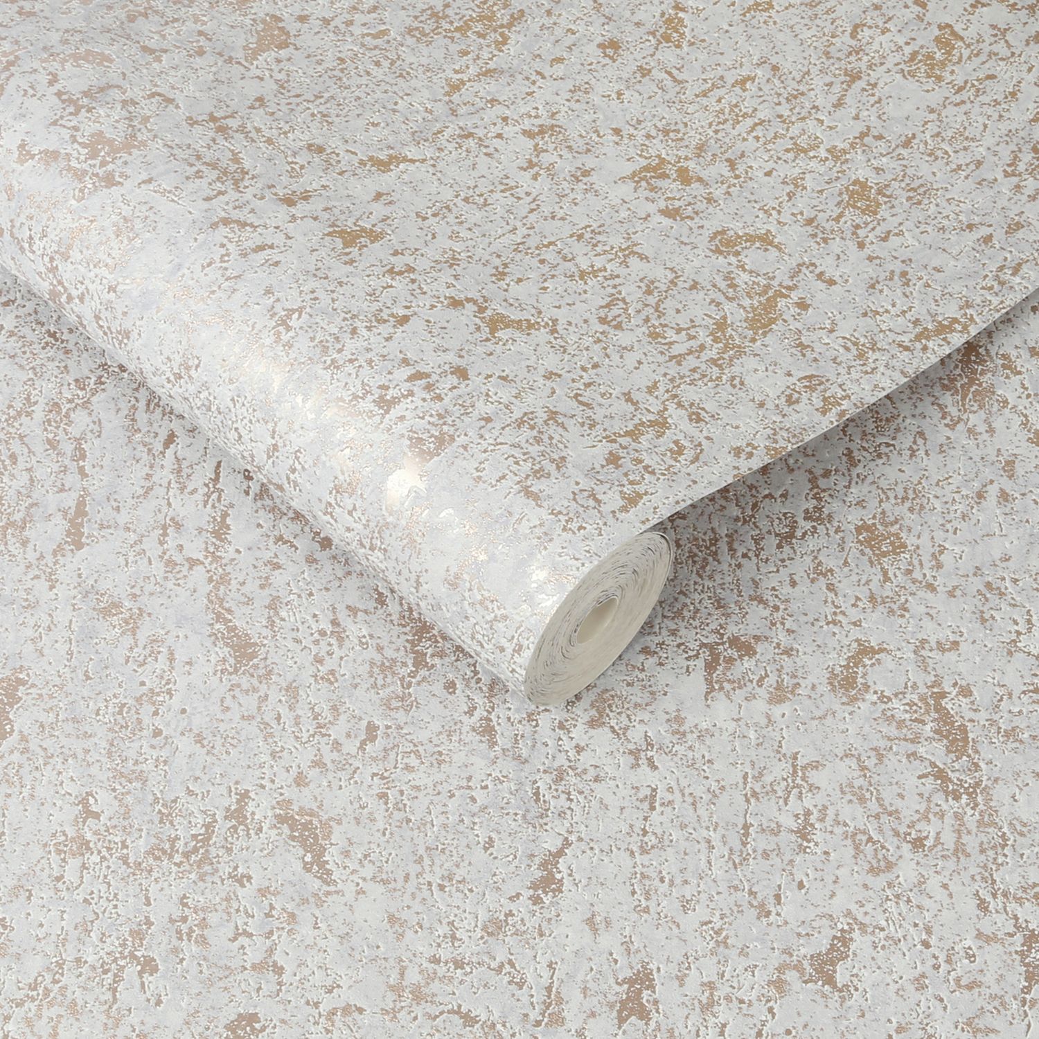 Superfresco Milan Rose Gold Textured Wallpaper 52cm x 10m roll (British brand)