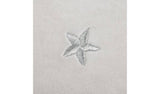 Argos Home Grey embroidered star duvet cover set Double - British product