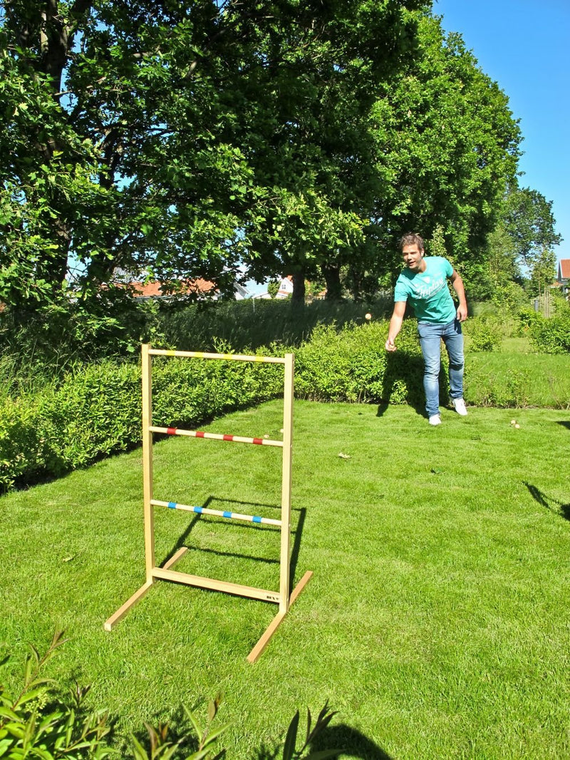 Bex Wooden Ladder Game set with balls and ladder - British product