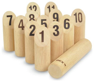 Bex Number Kubb Original Holz Outdoor Spiel 3kg