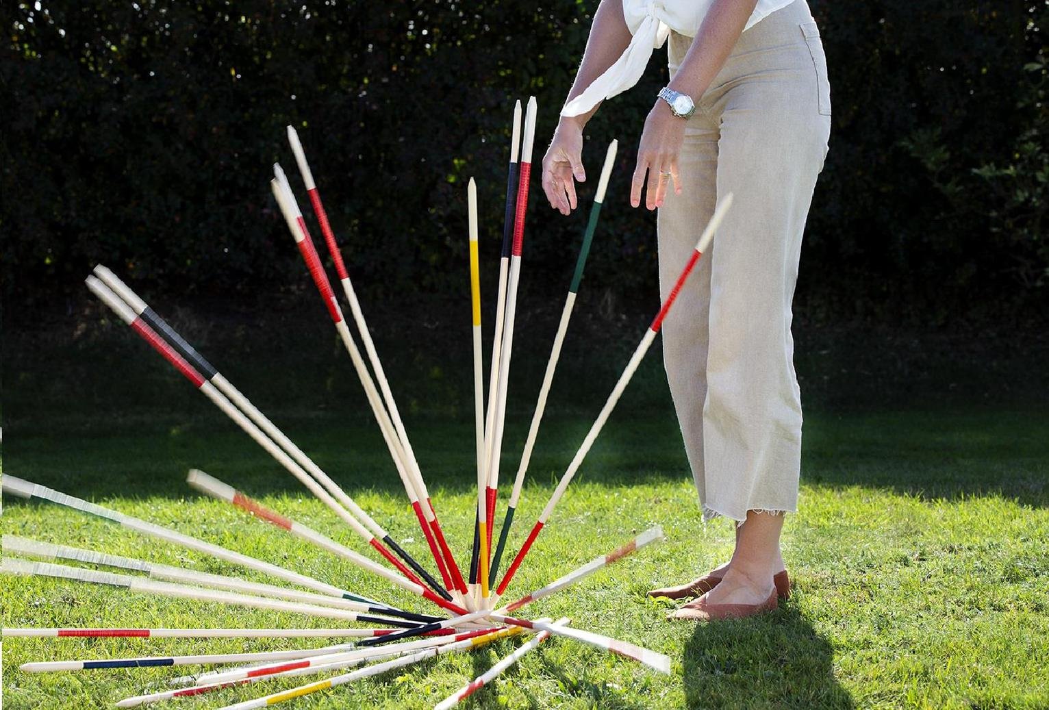 Bex Giant Mikado outdoor game with 95cm sticks - British product