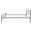 Argos Home single metal bed frame in silver - British product