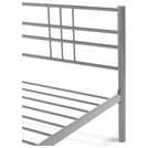 Argos Home single metal bed frame in silver - British product