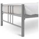Argos Home single metal bed frame in silver - British product